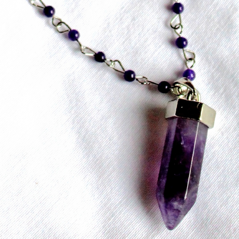 Amethyst necklace